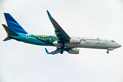 Garuda Indonesia Boeing 737-8U3 (PK-GFX) at  Palembang - Sultan Mahmud Badaruddin II International, Indonesia