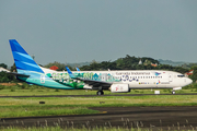 Garuda Indonesia Boeing 737-8U3 (PK-GFX) at  Adisumarmo International, Indonesia