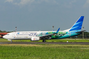 Garuda Indonesia Boeing 737-8U3 (PK-GFX) at  Adisumarmo International, Indonesia