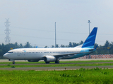Garuda Indonesia Boeing 737-8U3 (PK-GFX) at  Yogyakarta - International, Indonesia
