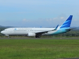 Garuda Indonesia Boeing 737-86N (PK-GFY) at  Banda Aceh - Sultan Iskandar Muda International, Indonesia