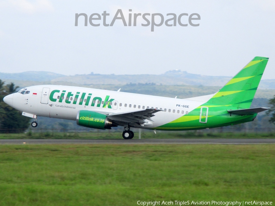 Citilink Garuda Indonesia Boeing 737-5U3 (PK-GGE) | Photo 213235