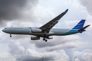 Garuda Indonesia Airbus A330-343E (PK-GHA) at  Balikpapan Sepinggan - International, Indonesia