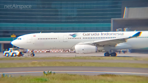 Garuda Indonesia Airbus A330-343E (PK-GHA) at  Yogyakarta - International, Indonesia