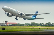 Garuda Indonesia Airbus A330-941N (PK-GHF) at  Adisumarmo International, Indonesia