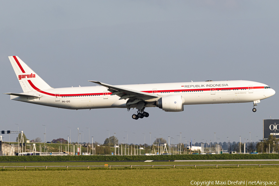 Indonesian Government (Garuda Indonesia) Boeing 777-3U3(ER) (PK-GIG) | Photo 505035