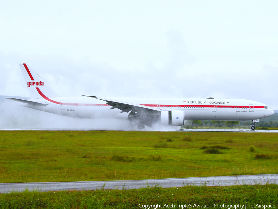 Indonesian Government (Garuda Indonesia) Boeing 777-3U3(ER) (PK-GIG) | Photo 445940