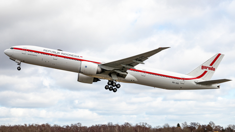 Indonesian Government (Garuda Indonesia) Boeing 777-3U3(ER) (PK-GIG) at  Hamburg - Fuhlsbuettel (Helmut Schmidt), Germany