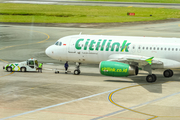 Citilink Garuda Indonesia Airbus A320-232 (PK-GLF) at  Balikpapan Sepinggan - International, Indonesia