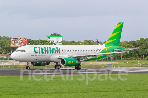 Citilink Garuda Indonesia Airbus A320-232 (PK-GLF) at  Denpasar/Bali - Ngurah Rai International, Indonesia