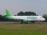 Citilink Garuda Indonesia Airbus A320-214 (PK-GLM) at  Jakarta - Halim Perdanakusuma International, Indonesia