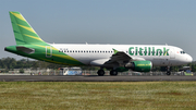 Citilink Garuda Indonesia Airbus A320-214 (PK-GLM) at  Adisumarmo International, Indonesia