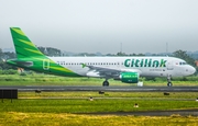 Citilink Garuda Indonesia Airbus A320-214 (PK-GLM) at  Adisumarmo International, Indonesia