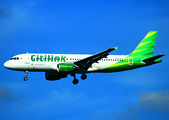 Citilink Garuda Indonesia Airbus A320-214 (PK-GLM) at  Semarang - Achmad Yani International, Indonesia