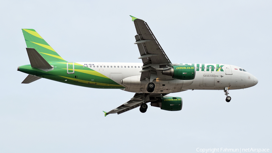 Citilink Garuda Indonesia Airbus A320-214 (PK-GLN) | Photo 363475