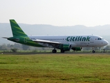 Citilink Garuda Indonesia Airbus A320-214 (PK-GLN) at  Banda Aceh - Sultan Iskandar Muda International, Indonesia