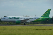 Citilink Garuda Indonesia Airbus A320-214 (PK-GLN) at  Adisumarmo International, Indonesia