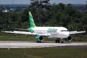 Citilink Garuda Indonesia Airbus A320-214 (PK-GLO) at  Syamsudin Noor International, Indonesia