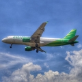 Citilink Garuda Indonesia Airbus A320-214 (PK-GLO) at  Balikpapan Sepinggan - International, Indonesia