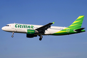 Citilink Garuda Indonesia Airbus A320-214 (PK-GLP) at  Banda Aceh - Sultan Iskandar Muda International, Indonesia