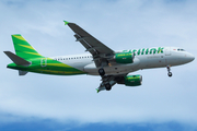 Citilink Garuda Indonesia Airbus A320-214 (PK-GLR) at  Balikpapan Sepinggan - International, Indonesia