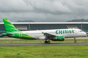 Citilink Garuda Indonesia Airbus A320-214 (PK-GLS) at  Yogyakarta - International, Indonesia