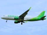 Citilink Garuda Indonesia Airbus A320-214 (PK-GLY) at  Banda Aceh - Sultan Iskandar Muda International, Indonesia