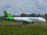 Citilink Garuda Indonesia Airbus A320-214 (PK-GLY) at  Palembang - Sultan Mahmud Badaruddin II International, Indonesia