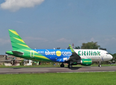 Citilink Garuda Indonesia Airbus A320-214 (PK-GLZ) at  Bandung - Husein Sastranegara International, Indonesia