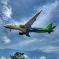 Citilink Garuda Indonesia Airbus A320-214 (PK-GLZ) at  Balikpapan Sepinggan - International, Indonesia