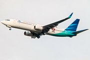Garuda Indonesia Boeing 737-8U3 (PK-GMA) at  Palembang - Sultan Mahmud Badaruddin II International, Indonesia