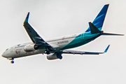 Garuda Indonesia Boeing 737-8U3 (PK-GMD) at  Palembang - Sultan Mahmud Badaruddin II International, Indonesia