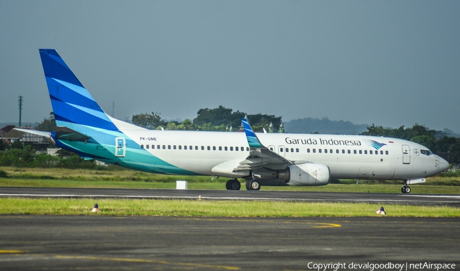 Garuda Indonesia Boeing 737-8U3 (PK-GME) | Photo 406604