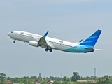 Garuda Indonesia Boeing 737-8U3 (PK-GMI) at  Palembang - Sultan Mahmud Badaruddin II International, Indonesia