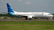 Garuda Indonesia Boeing 737-8U3 (PK-GMI) at  Adisumarmo International, Indonesia