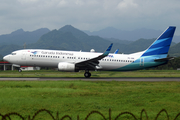 Garuda Indonesia Boeing 737-8U3 (PK-GMI) at  Yogyakarta - International, Indonesia