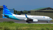 Garuda Indonesia Boeing 737-8U3 (PK-GMK) at  Bandung - Husein Sastranegara International, Indonesia