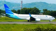 Garuda Indonesia Boeing 737-8U3 (PK-GMK) at  Bandung - Husein Sastranegara International, Indonesia