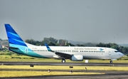 Garuda Indonesia Boeing 737-8U3 (PK-GMK) at  Adisumarmo International, Indonesia