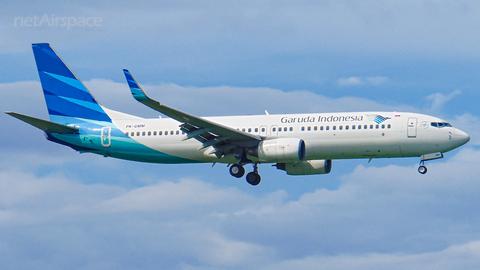 Garuda Indonesia Boeing 737-8U3 (PK-GMM) at  Yogyakarta - International, Indonesia