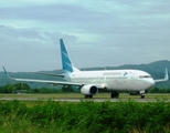 Garuda Indonesia Boeing 737-8U3 (PK-GMP) at  Banda Aceh - Sultan Iskandar Muda International, Indonesia