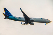 Garuda Indonesia Boeing 737-8U3 (PK-GMP) at  Palembang - Sultan Mahmud Badaruddin II International, Indonesia