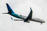 Garuda Indonesia Boeing 737-8U3 (PK-GMP) at  Palembang - Sultan Mahmud Badaruddin II International, Indonesia