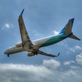 Garuda Indonesia Boeing 737-8U3 (PK-GMR) at  Balikpapan Sepinggan - International, Indonesia