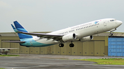 Garuda Indonesia Boeing 737-8U3 (PK-GMU) at  Bandung - Husein Sastranegara International, Indonesia