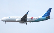 Garuda Indonesia Boeing 737-8U3 (PK-GMU) at  Semarang - Achmad Yani International, Indonesia
