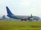 Garuda Indonesia Boeing 737-8U3 (PK-GMV) at  Banda Aceh - Sultan Iskandar Muda International, Indonesia