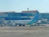 Garuda Indonesia Boeing 737-8U3 (PK-GMV) at  Mataram - Lombok International, Indonesia
