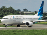 Garuda Indonesia Boeing 737-8U3 (PK-GMV) at  Palembang - Sultan Mahmud Badaruddin II International, Indonesia