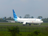Garuda Indonesia Boeing 737-8U3 (PK-GMV) at  Palembang - Sultan Mahmud Badaruddin II International, Indonesia